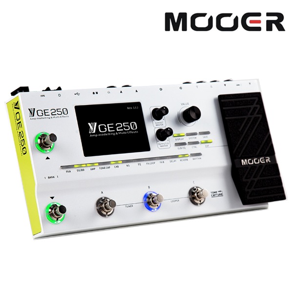 무어 Mooer Audio GE250 멀티이펙터 (어댑터 포함)